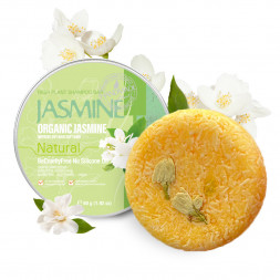 Твердый шампунь для волос Жасмин (Natural Organic Jasmine Plant Shampoo) 60 г