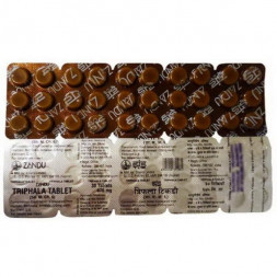 Трифала Занду очищение и детокс (Triphala Zandu) 30 табл