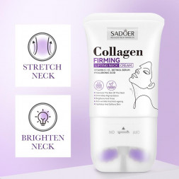 Лифтинг-крем омолаживающий с коллагеном для восстановления упругости кожи шеи и зоны декольте (Sadoer Collagen Firming Lifting Anti-Wrinkle cream) 110 мл